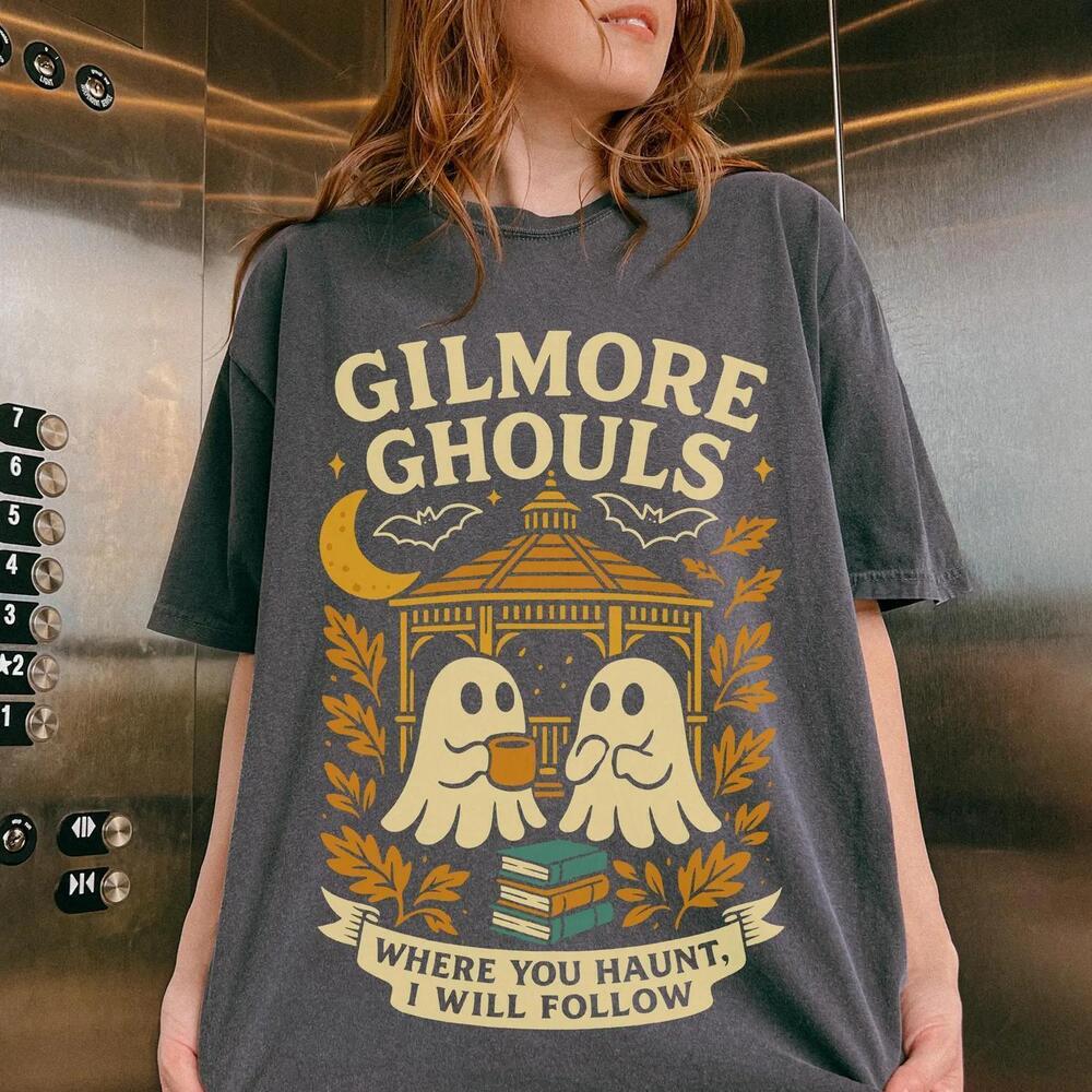 Gilmore Ghouls Shirt, Spooky Halloween Tee, Ghostly Apparel, Autumn